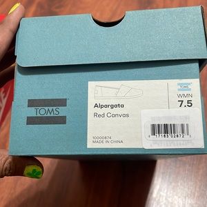 Toms. Brand new. Never used